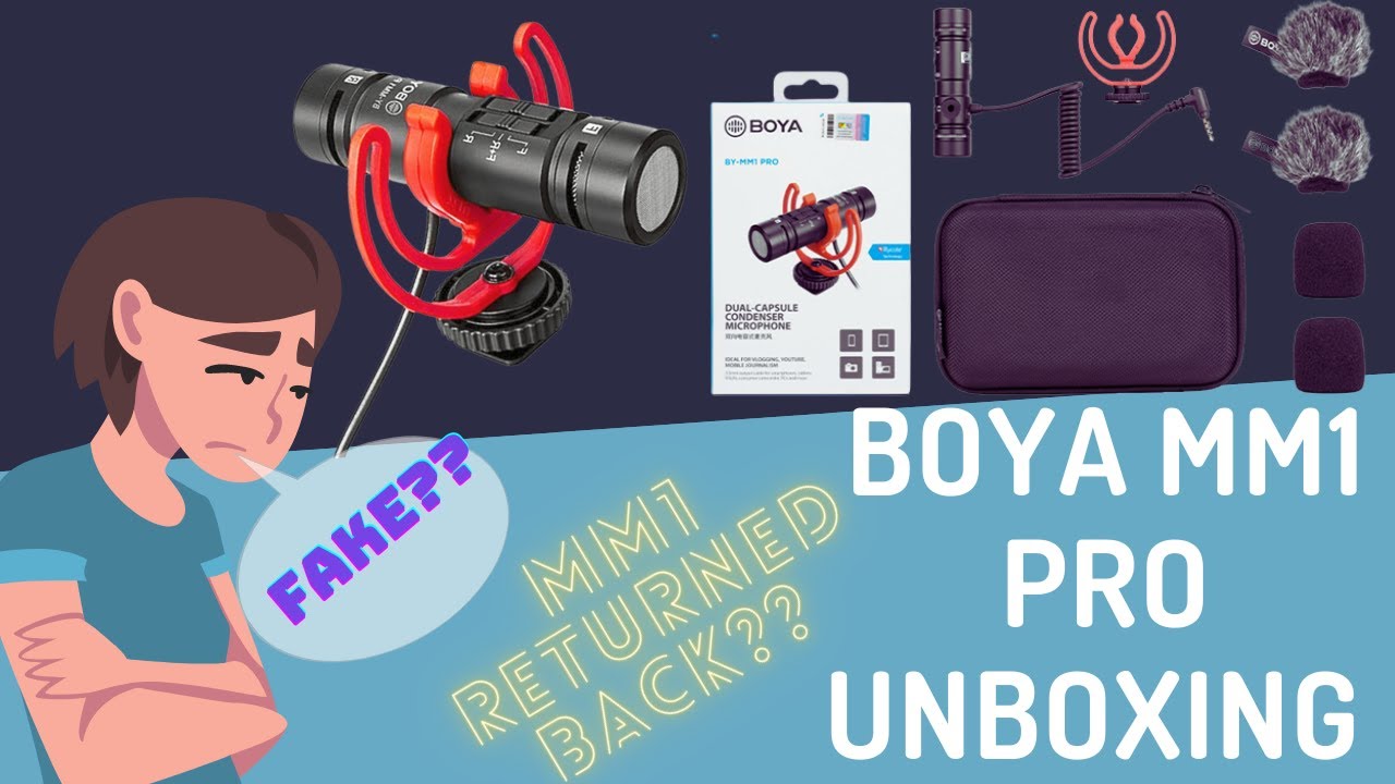 Unboxing boya MM1 Pro in 2022 | daraz| returned the product back? |mr sortout| sound test| 😱😡😭