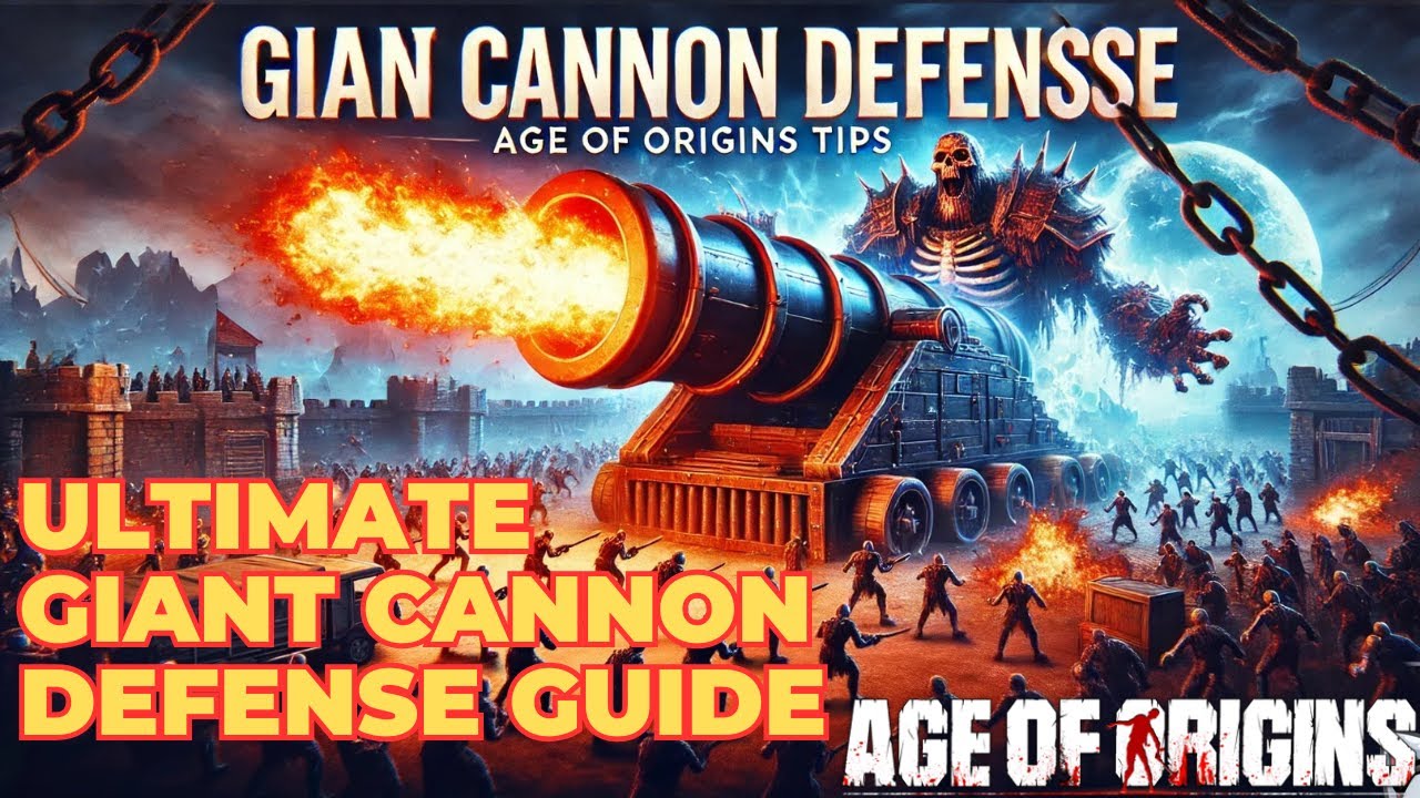 Age of Origins | Ultimate Giant Cannon Defense Guide 