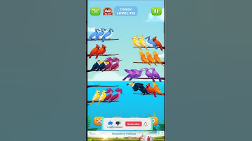 Bird Sort Puzzle l Classic Level 112 l Bird Sort Color Puzzle l Bird Sort Puzzle Challenge - Birds