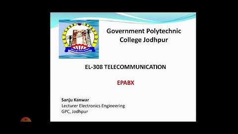 EL308 EPABX by Sanju Kanwar