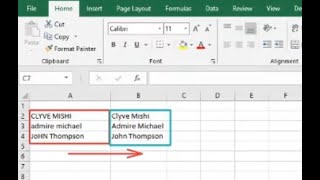 How to convert names in lower case to capitalize each name using proper function