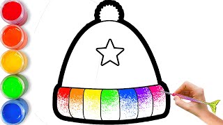 Bolalar uchun Beanie rasm chizish/Drawing Beanie for children/Рисование Шапка для детей