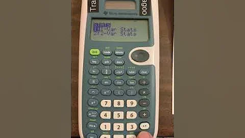 Mean and Median on TI30XS