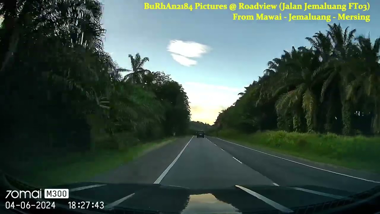 Roadview From Mawai - Jemaluang - Mersing (Jalan Jemaluang FT03)