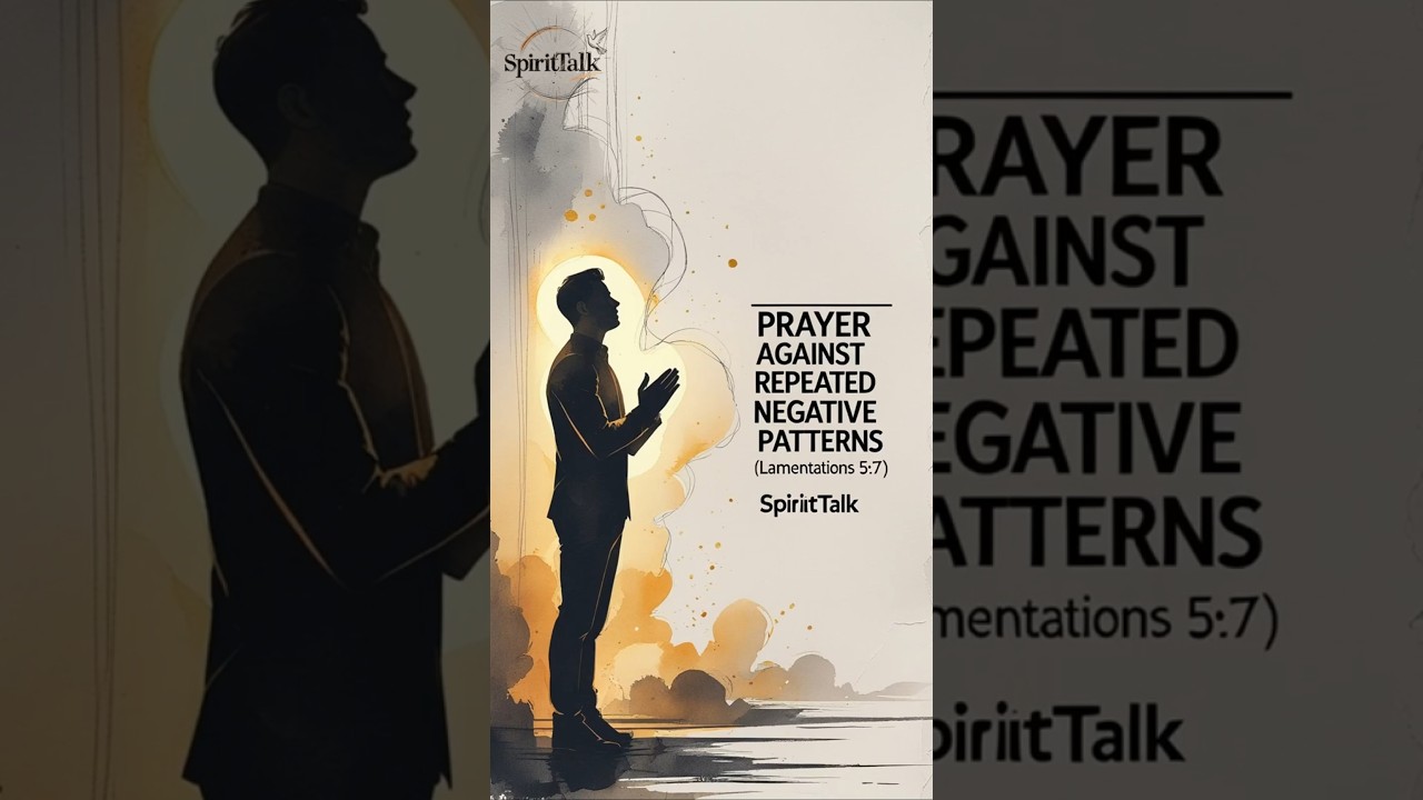 Prayer against repeated negative patterns. 