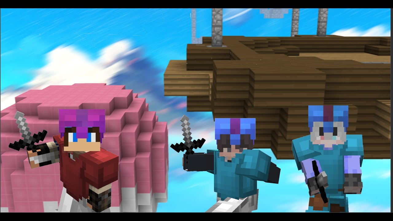 Hypixel bedwars | solo queuing doubles | intense 1 vs 2 clutch