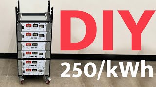 $250/kWh DIY Rack Mount Solar Backup LiFePO4 Battery system by jehugarcia 13,252 views 6 months ago 10 minutes, 25 seconds