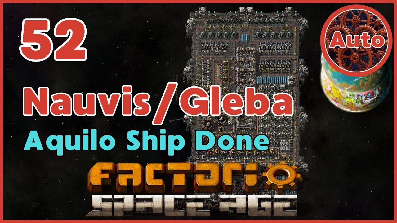 Aquilo Ship Build & Gleba Fixes | Factorio Space Age Guide | #52 - YouTube