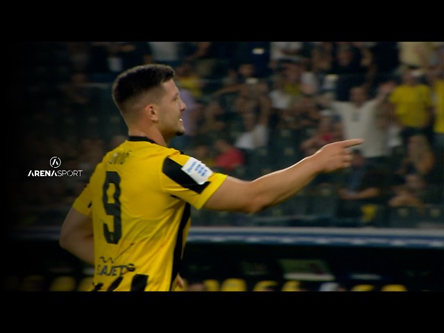Luka Jović pocepao mrežu na otvaranju grčke lige | AEK - Iraklis | 22.08.2026.