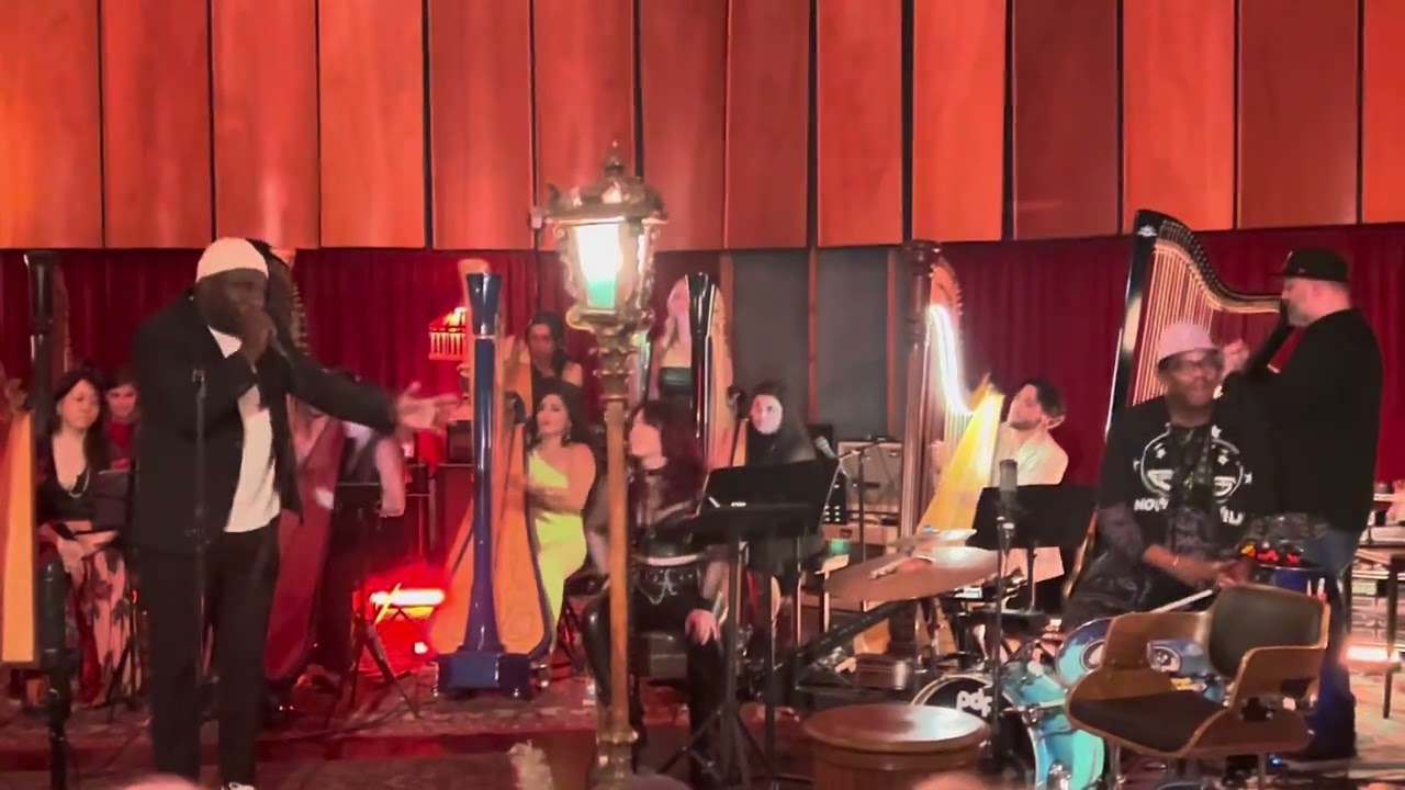 Rest In Beats by @jdawildchild, prod by @ohnothedisrupt, LIVE w/ Daru Jones & @laharpista