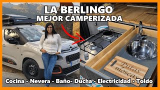 VIVIMOS EN UNA FURGONETA Mini Camper  con COCINA, DUCHA, ELECTRICIDAD, NEVERA [Furgo Celta]