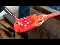 Satisfying Glassblowing, Relaxing Craft of sea slug🪼🐮
