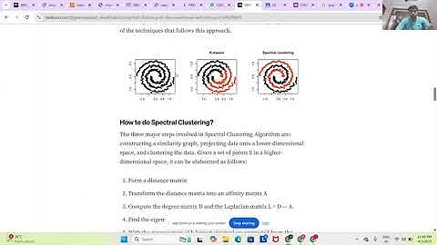 SPECTRAL CLUSTERING ON DATA WAREHOUSE AND MINING