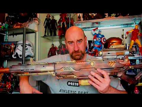 a steampunk hunting rifle NERF gun i painted !!/180