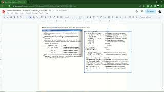 Saxon Geometry Lesson 24 Video 2: Algebraic Proofs