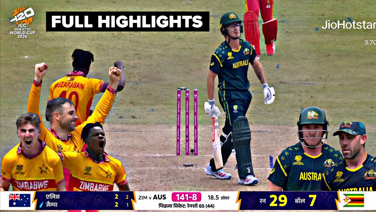 Australia Vs Zimbabwe T20 World Cup 2026 Full Match Highlights | AUS vs ZIM T20 WC Full Highlights 