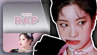 TWICE — Rap Distribution (Until Scientist)