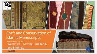 Islamic Binding from the International workshop by Sherif Afifi at Recanati E Restauro | Italy