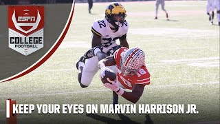 Marvin Harrison Jr. is an unbelievable weapon - David Pollack | ESPN College Football