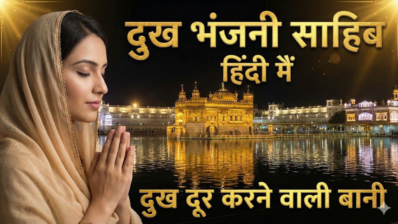 दुख भंजनी साहिब पाठ | Dukh Bhanjani Sahib | Hindi & Punjabi Lyrics | Peaceful Gurbani Path