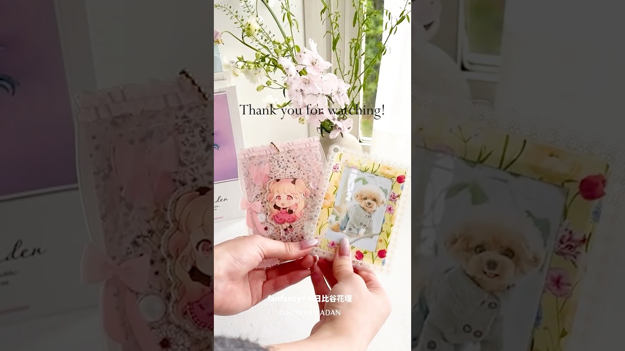 fanfancy+×日比谷花壇 硬質ケース カードサイズ フローラスプリング