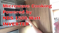 How to run a microwave on an Inverter vlog #460