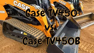 Case TV450 vs Case TV450B Skid Steer