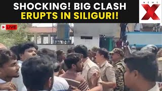 Big Clash In Siliguri LIVE | Bengal Elections Turn Tense As TMC-BJP Workers Clash In Siliguri