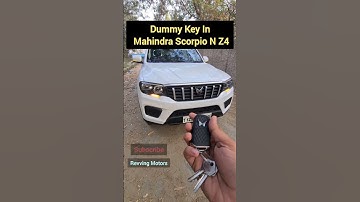 Mahindra Scorpio N Z4 Key #mahindra #scorpion #scorpio2022 #shorts #viral #trending #trend #short