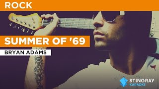 Summer Of &#39;69 : Bryan Adams | Karaoke with Lyrics (with lead vocal)