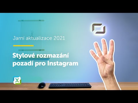 Rozmazání pozadí pro sociální sítě