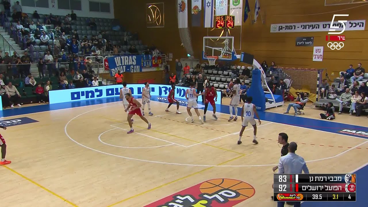Highlights from Austin Wiley's 20 -MACCABI RAMAT GAN vs. HAPOEL JERUSALEM