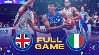 Great Britain v Italy | Full Basketball Game