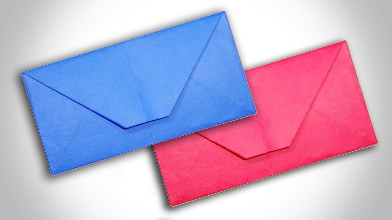 How To Make A Paper Envelope From A4 Size Paper Without Any Glue Tape