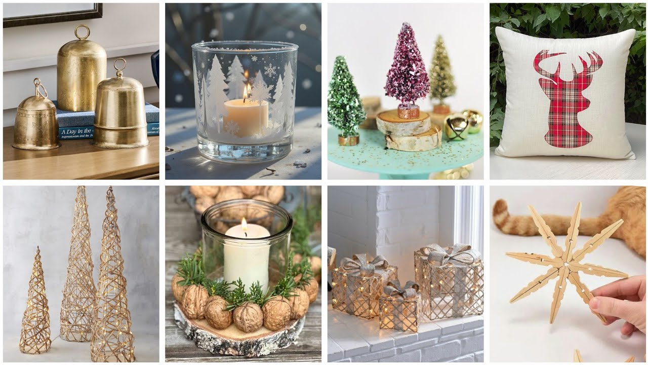 أفكار ✨بعصي وعيدان خشبية اصنعي ديكورات راقية لزينة بيتك#deco #diy #ide#ideas #1001ideas2026الكريسماس