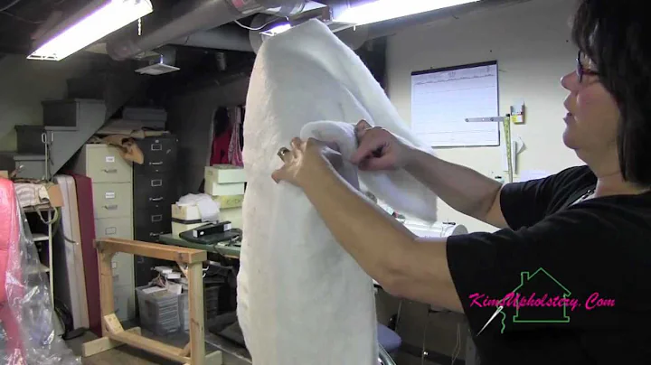 Upholstery How To Build A Headboard  Part 2 Padding Up The Headboard.mov