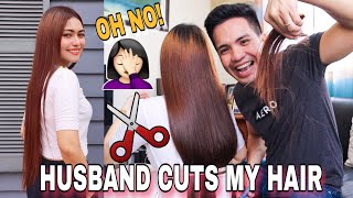 HUSBAND CUTS MY HAIR ft. DWIGHT TAMAYO | LAPTRIP NAMAN! (PHILIPPINES) | Tinmay Arcenas ️