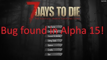 7 Days To Die/ Zombie Despawning Bug Alpha 15