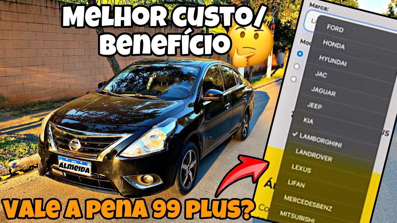 QUAIS CARROS ACEITOS NO 99 PLUS🤔