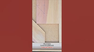 Beginner Carpenter Solves a Confusing Wood Joint Using Simple Geometry! #shorts #geometry #diy