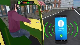 #6 Lái xe lam chở khách đường phố kiếm tiền đổ xăng | Sơn Nam Gamer (Tuk Tuk Rickshaw Android Game) screenshot 4