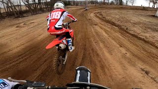 Action all moto!!! (switched pov) 2024 March 3rd raw gopro. BCMX mn