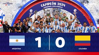 Thumbnail for Argentina 1 - 0 Colombia | Copa América 2024 | ¡ARGENTINA CAMPEONA DE LA COPA AMÉRICA 2024!
