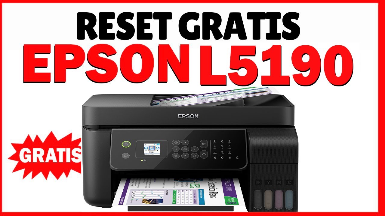 RESET IMPRESORA EPSON L5190 GRATIS | Download Epson L5190 Resetter  Adjustment Program-FREE/ - YouTube