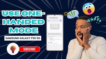 How To Use One-Handed Mode On Samsung Galaxy F56 5G | Easy Step-by-Step Tutorial!