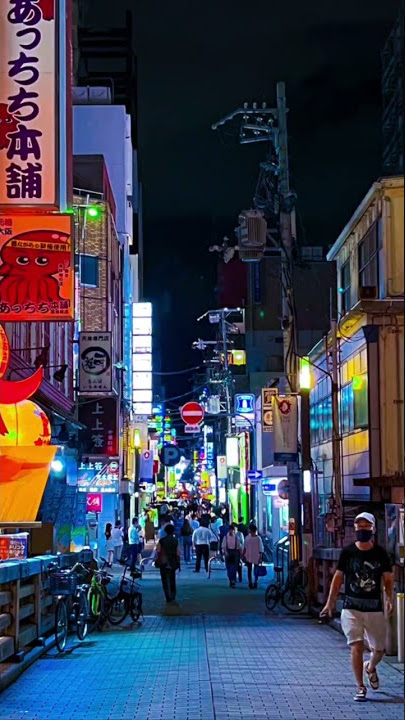 Osaka Midnight Vibes #video #japanese #japan #story #jepang #fyp #shorts #beautiful #fotografia
