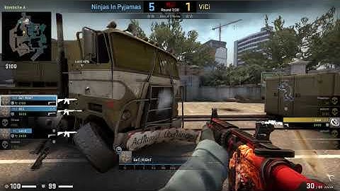 CS:GO POV Demo NiP GeT_RiGhT (27/17) vs ViCi (de_overpass)