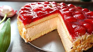 Strawberrycake! The best cake - so light and creamy 👍 ❤️ 😋