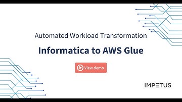 Transform legacy enterprise workloads from Informatica to AWS Glue