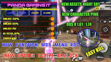 HACK ROS 2021 NEW INJECTOR MOD MENU FUNCTION SOUND SCRIPT AIMLOCK ASSET NIGHT SKY|BY PANDA GAMING IT